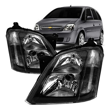 FAROL MERIVA 03/13 03 04 05 06 07 08 09 10 11 12 13 MASCARA NEGRA LADO ESQUERDO (MOTORISTA) 1414879 UNID.