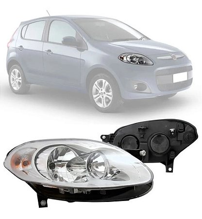 FAROL NOVO PALIO 12/22 12 13 14 15 16 17 18 19 20 21 22 ATRATIVE CROMADO LADO ESQUERDO (MOTORISTA) 1414663 UNID.