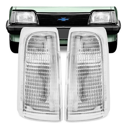 LANTERNA DIANTEIRA PISCA MONZA 82/90 82 83 84 85 86 87 88 89 90 BRANCO LADO ESQUERDO (MOTORISTA) 154142 UNID.