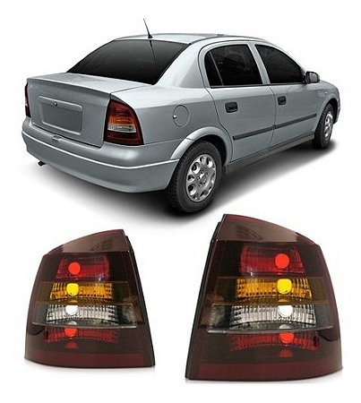LANTERNA TRASEIRA ASTRA 99/02 99 00 01 02 SEDAN FUME LADO ESQUERDO (MOTORISTA) FUME 14143295 UNID.