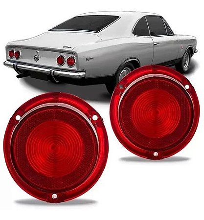 LENTE LANTERNA TRASEIRA OPALA 75/79 75 76 77 78 79 RUBI LADO DIREITO (PASSAGEIRO) 150022 UNID.
