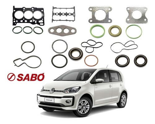 KIT JUNTA CABEÇOTE TAMPA VALVULA COLETOR ADMISSÃO CARTER RETENTOR UP 1.0 12V 3CIL. FOX 13/18 1.0 12V 3CIL. GOL/VOYAGE G7/G8 1.0 12V 3CIL. GOLF 16/19 1.0 12V 3CIL. NIVUS 20/22 1.0 12V POLO 17/22 1.0 12V T-CROSS 1.0 12V 3CIL. VIRTUS 18/22 1.0 12V 18 19 20 21 22 (JTA. CABECOTE PADRÃO) 79693