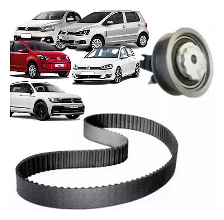 KIT ESTICADOR CORREIA DENTADA GOL/VOYAGE/SAVEIRO G7 1.0/1.6 12V/16V 14/22 FOX/SPACEFOX/CROSSFOX 12V/16V 14/ UP 1.0 12V/ TSI 14/22 GOLF 1.4/1.6 13/15 JETTA 1.4 16V TIGUAN 1.4 16V 14/ 13 14 15 16 17 18 19 20 21 22 3 CILINDROS 04C109479J + CT1167