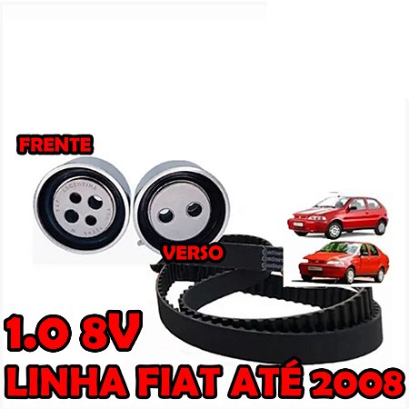 KIT ESTICADOR CORREIA DENTADA PALIO SIENA 1.0 8V 01/08 UNO 1.0 8V 01/08 01 02 03 04 05 06 07 08 FIRE 46736886 + CT1049