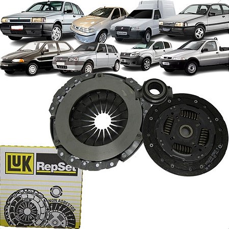 EMBREAGEM UNO FIORINO PREMIO ELBA 95/04 PALIO SIENA 96/00 1.0/1.3 8V/16V FIASA 95 96 97 98 99 00 (DISCO 180MM) 228091/6183017000