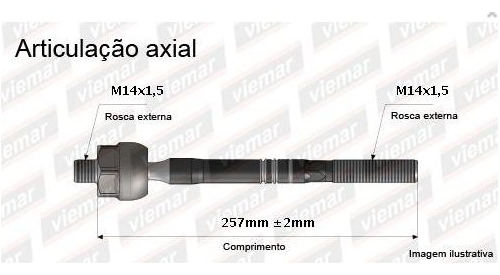 BARRA BRAÇO AXIAL UNO FIORINO 11/13 MOBI 17/23 GRAND SIENA 12/21 PALIO 12/17 11 12 13 14 15 16 17 18 19 20 21 22 23 AMD27014/680382/JARB0009/17011007 MACHO