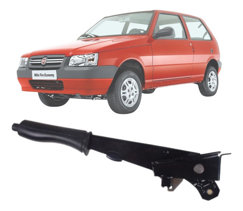 ALAVANCA FREIO MÃO MAO UNO ELBA FIORINO PRÊMIO 85/10 85 86 87 88 89 90 91 92 93 94 95 96 97 98 99 00 01 02 03 04 05 06 07 08 09 10  COM HASTE 5015H/AMD11655