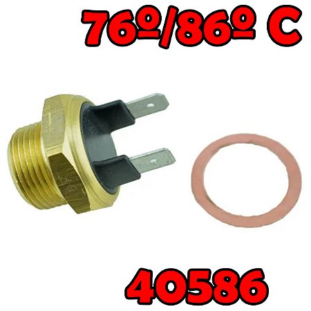 CEBOLINHA CEBOLÃO CEBOLA RADIADOR FIAT 147 1.3 ROYALE 1.8/2.0 92/94 KADETT MONZA 1.8/2.0 92/98 GOL VOYAGE PARATI PASSAT 1.0/1.6/1.8/2.0 UNIVERSAL 92 93 94 95 96 97 98 76º/86º C 40586/1705.87/82