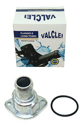 FLANGE ENTRADA AGUA CABECOTE CARCAÇA GOL VOYAGE PARATI SAVEIRO SANTANA QUANTUM 94/02 QUADRADO BOLA G2/G3 1.6/1.8 AP 94 95 96 97 98 99 00 01 02 AMD26179/VC-131