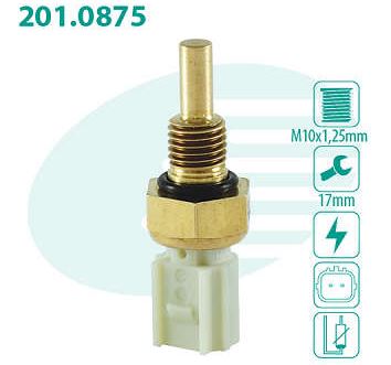 SENSOR TEMPERATURA RADIADOR ACCORD 2.0 6V/16V 08/12 CITY 1.5 16V 09/17 CIVIC 2.0 16V 12/18 FIT 1.4/1.5 8V/16V 09/16  08 09 10 11 12 13 14 15 16 875/44999