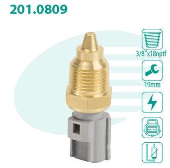 SENSOR TEMPERATURA RADIADOR COURIER 1.4/1.3 9V 96/00 ESCORT 1.9/1.8/4.0 EXPLORER FISTA 1.3 8V 1.0 96/99 KA 1.0/1.3 8V 97/99 MONDEO 2.5 24V/6V 98/01 RANGERS 2.3/4.0/2.5/1.8 96/97 TAURUS 3.0 12V 6V 96/97 VERONA 1.8 16V 96/98 1.8 16V 96 97 98 99 00 01  809/MTE4037/MF9067