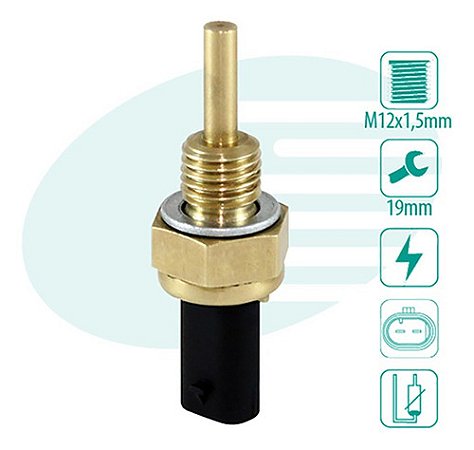 SENSOR TEMPERATURA RADIADOR ONIX PRISMA 1.0/1.4 8V 13/19 13 14 15 16 17 18 19 836/MTE4221