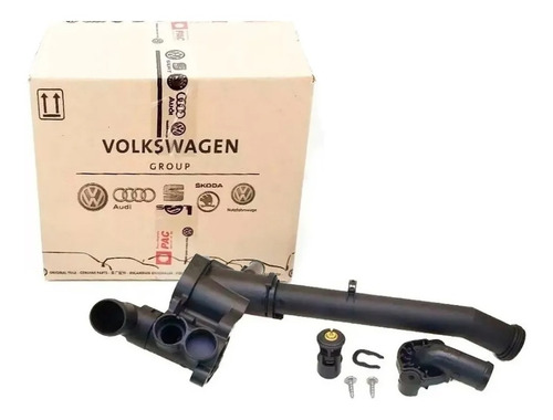 KIT CARCAÇA CAVALETE VÁLVULA TERMOSTÁTICA FOX CROSSFOX SPACEFOX 03/16 1.0/1.6 POLO 04/14 1.6 8V GOL VOYAGE SAVEIRO 1.0/1.6 8V EA111 08/18 G5/G6/G7 03 04 05 06 07 08 09 10 11 12 13 14 15 16 17 18 SEM SENSOR ITW032121026