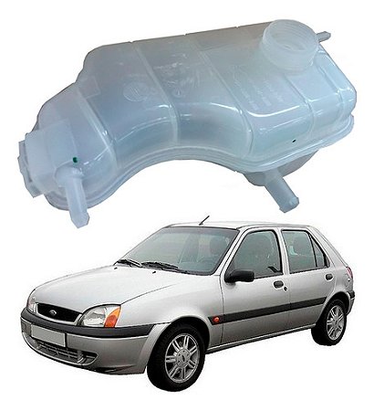RESERVATÓRIO RADIADOR FIESTA 1.4 16V 99/99 STREET COURIER 99/07 99 00 01 02 03 04 05 06 07 (ZETEC) (3 SAÍDAS) G1108