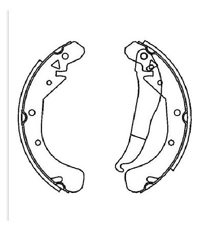 SAPATA FREIO ASTRA 99/06 CORSA 1.8 02/06 MERIVA 1.8 02/06 MONTANA 1.8 02/06 VECTRA 99/10 99 00 01 02 03 04 05 06 07 08 09 10 SYL201706