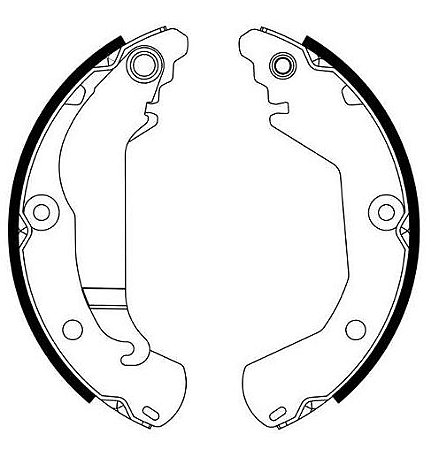 SAPATA FREIO SPIN TRACKER 1.8 8V/16V 12/14 12 13 14 15 16 17 18 19 20 21 22 23 SYL201709