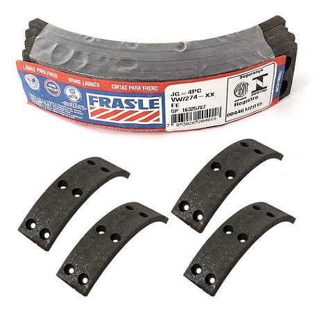LONA FREIO GOL PARATI SAVEIRO VOYAGE G1/G2/G3 PASSAT/SANTANA 1X 80/08 80 81 82 83 84 85 86 87 88 89 90 91 92 93 94 95 96 97 98 99 00 01 02 03 04 05 06 07 08 VW274X