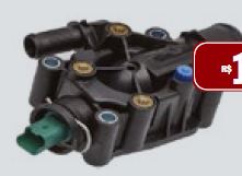 CARCAÇA VÁLVULA TERMOSTÁTICA PEUGEOT 206 207 307 C3 C4 1.6 16V 98/14 98 99 00 01 02 03 04 05 06 07 08 09 10 11 12 13 14 FLEX VT48791/964726/9647265980