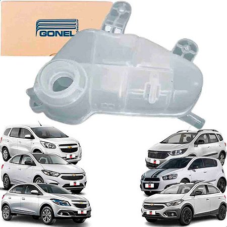 RESERVATÓRIO RADIADOR ONIX PRISMA 1.0/1.4 12/19 SONIC 12/14 COBALT 12/22 1.4/1.8 8V 12 13 14 15 16 17 18 19 20 21 22 G1254