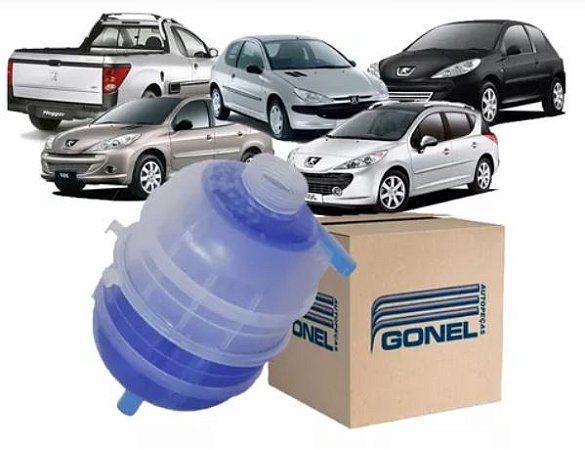 RESERVATÓRIO RADIADOR PEUGEOT 206 207 1.4/1.6 98/10 HOGGAR 1.4 10/12 98 99 00 01 02 03 04 05 06 07 08 09 10 G1601