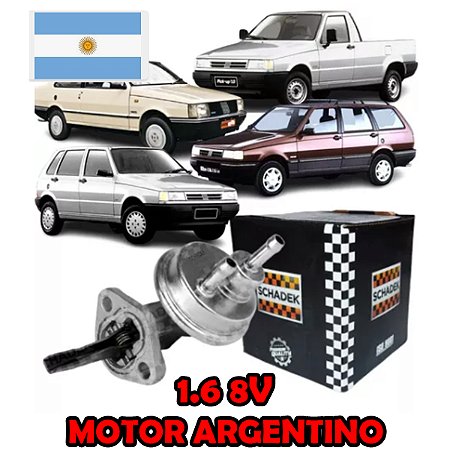 BOMBA COMBUSTIVEL MECANICA SPAZIO 147 PANORAMA 82/90 UNO PREMIO ELBA FIORINO 82/94 82 83 84 85 86 87 88 89 90 91 92 1.6 8V MOTOR ARGENTINO BC340
