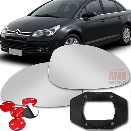 LENTE ESPELHO RETROVISOR C4 04/10 04 05 06 07 08 09 10 CITROEN 5330-D LADO DIREITO (PASSAGEIRO)