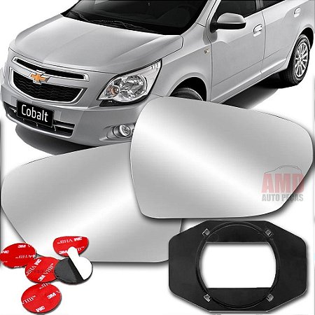 LENTE ESPELHO RETROVISOR COBALT 12/22 12 13 14 15 16 17 18 19 20 21 22 2022-D LADO DIREITO (PASSAGEIRO)