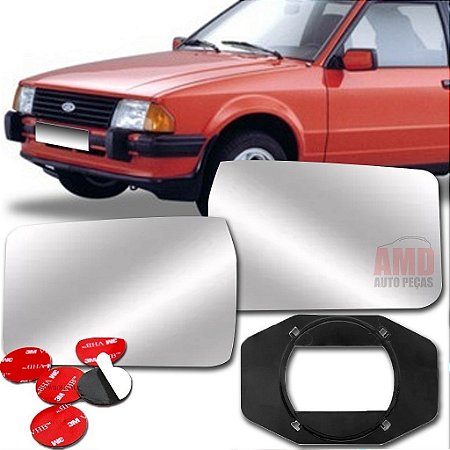 LENTE ESPELHO RETROVISOR ESCORT 83/86 83 84 85 86 3001-E LADO ESQUERDO (MOTORISTA)