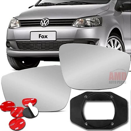 LENTE ESPELHO RETROVISOR FOX SPACE CROSS SPACEFOX CROSSFOX 03/12 03 04 05 06 07 08 09 11 12 1013-E LADO ESQUERDO (MOTORISTA)