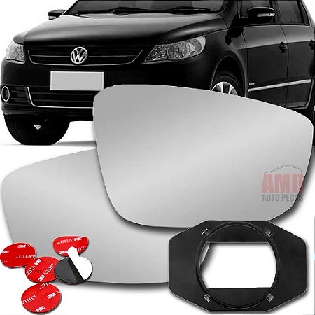 LENTE ESPELHO RETROVISOR GOL SAVEIRO VOYAGE G5 08/16 08 09 10 11 12 13 14 15 16 1014-D LADO DIREITO (PASSAGEIRO)
