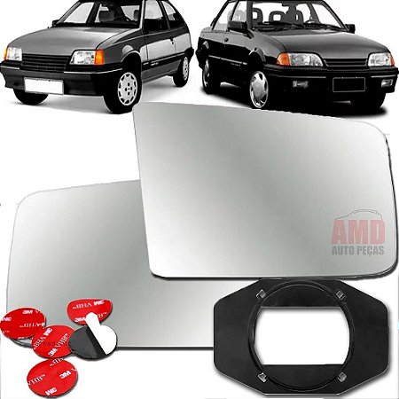 LENTE ESPELHO RETROVISOR KADETT KADET 93/98 MONZA 94/96 93 94 95 96 TUBARÃO 2003-D LADO DIREITO (PASSAGEIRO)