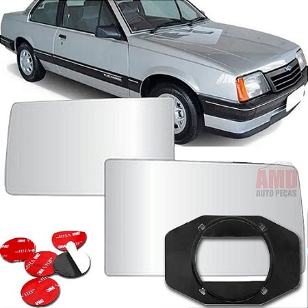 LENTE ESPELHO RETROVISOR MONZA 86/93 86 87 88 89 90 91 92 93 2000-E LADO ESQUERDO (MOTORISTA)