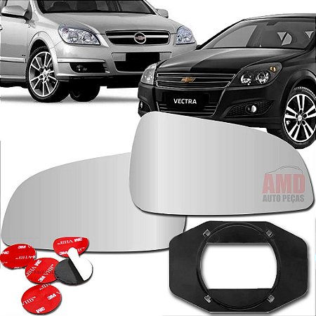 LENTE ESPELHO RETROVISOR VECTRA 06/15 06 07 08 09 10 11 12 13 14 15 2020-D LADO DIREITO (PASSAGEIRO)
