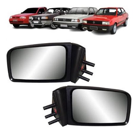 ESPELHO RETROVISOR GOL PARATI SAVEIRO 88/95 SEM CONTROLE LADO ESQUERDO (MOTORISTA) 87 88 89 90 91 92 93 94 95 QUADRADO CHINÊS G1 ]RX1109/RP351