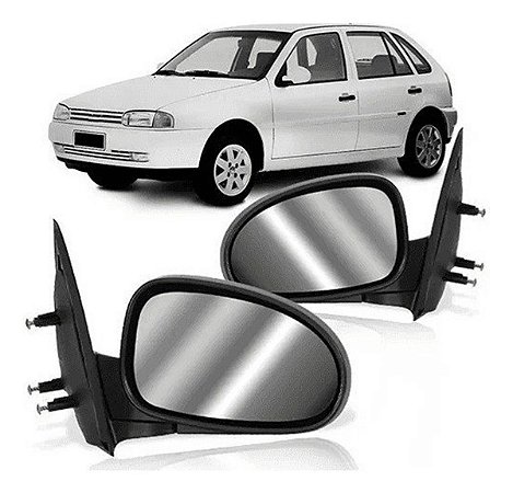 ESPELHO RETROVISOR GOL SAVEIRO PARATI 95/99 G2 BOLA 4 PORTAS SEM CONTROLE LADO DIREITO (PASSAGEIRO) 95 96 97 98 99 00 RX1116/RG954