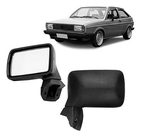 ESPELHO RETROVISOR GOL VOYAGE PARATI SAVEIRO 80/86 QUADRADO 80 81 82 83 84 85 86 LADO ESQUERDO (MOTORISTA) QUADRADO RX1135