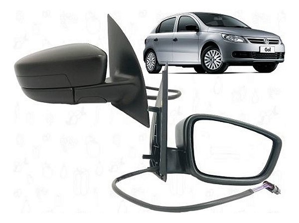 ESPELHO RETROVISOR GOL SAVEIRO VOYAGE G5 08/14 ELÉTRICO LADO ESQUERDO (MOTORISTA) 08 09 10 11 12 13 14 RX1193