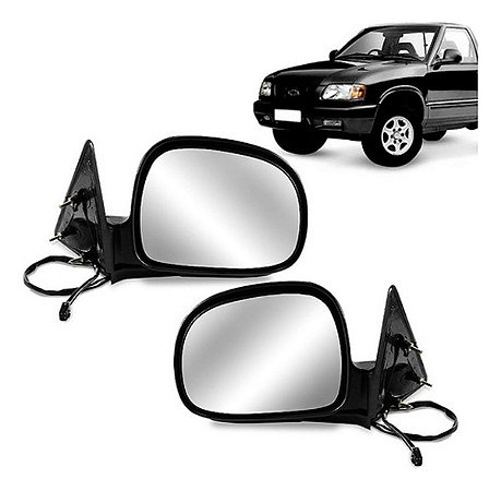 ESPELHO RETROVISOR S10 BLAZER 95/16 LADO ESQUERDO (MOTORISTA) ELÉTRICO 95 96 97 98 99 00 01 02 03 04 05 06 07 08 09 10 11 12 13 14 15 16 RX2233