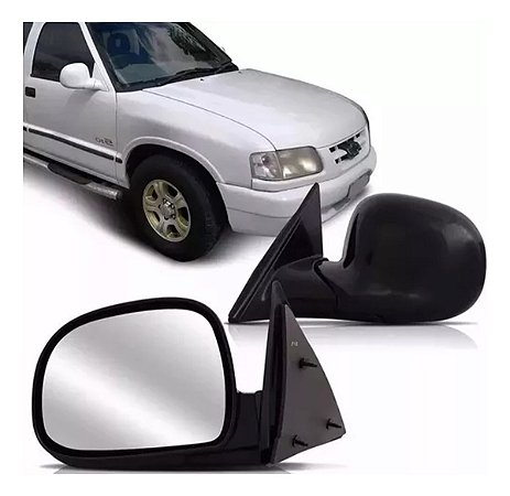 ESPELHO RETROVISOR S10 BLAZER 95/16 SEM CONTROLE LADO ESQUERDO (MOTORISTA) 95 96 97 98 99 00 01 02 03 04 05 06 07 08 09 10 11 12 13 14 15 16 RX2231