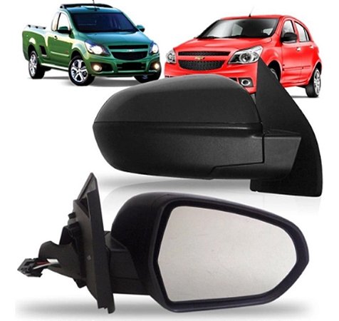 ESPELHO RETROVISOR AGILE MONTANA LADO DIREITO (PASSAGEIRO) 09/16 09 10 11 12 13 14 15 16 ELÉTRICO RX2258
