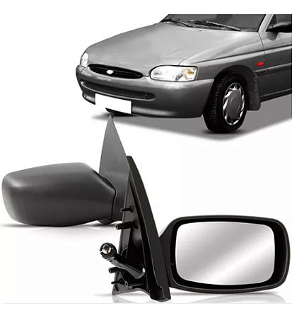 ESPELHO RETROVISOR ESCORT ZETEC 97/03 97 98 99 00 01 02 03 COM CONTROLE LADO ESQUERDO (MOTORISTA) RX3313