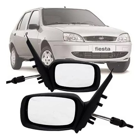 ESPELHO RETROVISOR FIESTA 96/00 96 97 98 99 00 01 02 COM CONTROLE LADO ESQUERDO (MOTORISTA) RX3335