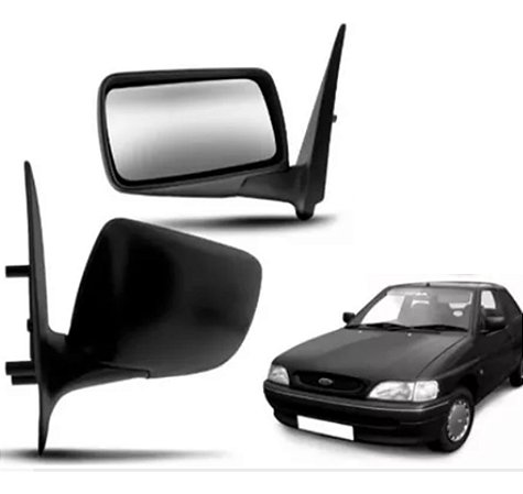 ESPELHO RETROVISOR ESCORT 93/96 93 94 95 96 SAPÃO SEM CONTROLE LADO ESQUERDO (MOTORISTA) RX3343