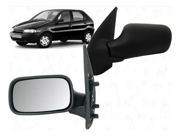ESPELHO RETROVISOR PALIO SIENA 96/00 96 97 98 99 00 4 PORTAS SEM CONTROLE LADO DIREITO (PASSAGEIRO)  RX4426/RP530