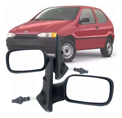 ESPELHO RETROVISOR PALIO STRADA 96/00 96 97 98 99 00 2 PORTAS COM CONTROLE LADO ESQUERDO (MOTORISTA)  RX4429/RP523