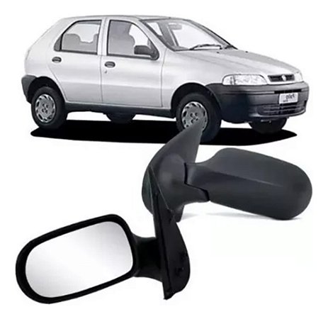 ESPELHO RETROVISOR PALIO SIENA 01/05 01 02 03 04 05 FIRE 4 PORTAS SEM CONTROLE LADO DIREITO (PASSAGEIRO)  RX4434/RP630
