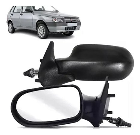 ESPELHO RETROVISOR UNO 05/08 05 06 07 08 4 PORTAS COM CONTROLE LADO ESQUERDO (MOTORISTA) RX4441