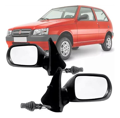 ESPELHO RETROVISOR UNO 05/08 05 06 07 08 2 PORTAS COM CONTROLE LADO DIREITO (PASSAGEIRO) RX4444