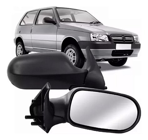 ESPELHO RETROVISOR UNO 05/08 05 06 07 08 2 PORTAS SEM CONTROLE LADO ESQUERDO (MOTORISTA) RX4447