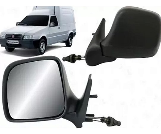 ESPELHO RETROVISOR FIORINO 12/22 12 13 14 15 16 17 18 19 20 21 22 COM CONTROLE  LADO DIREITO (PASSAGEIRO) RX4494